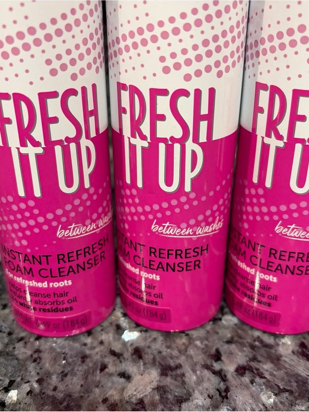 Got2b Fresh It Up Foam Cleanser Instant Refresh Roots Between Washes 3 Pack New